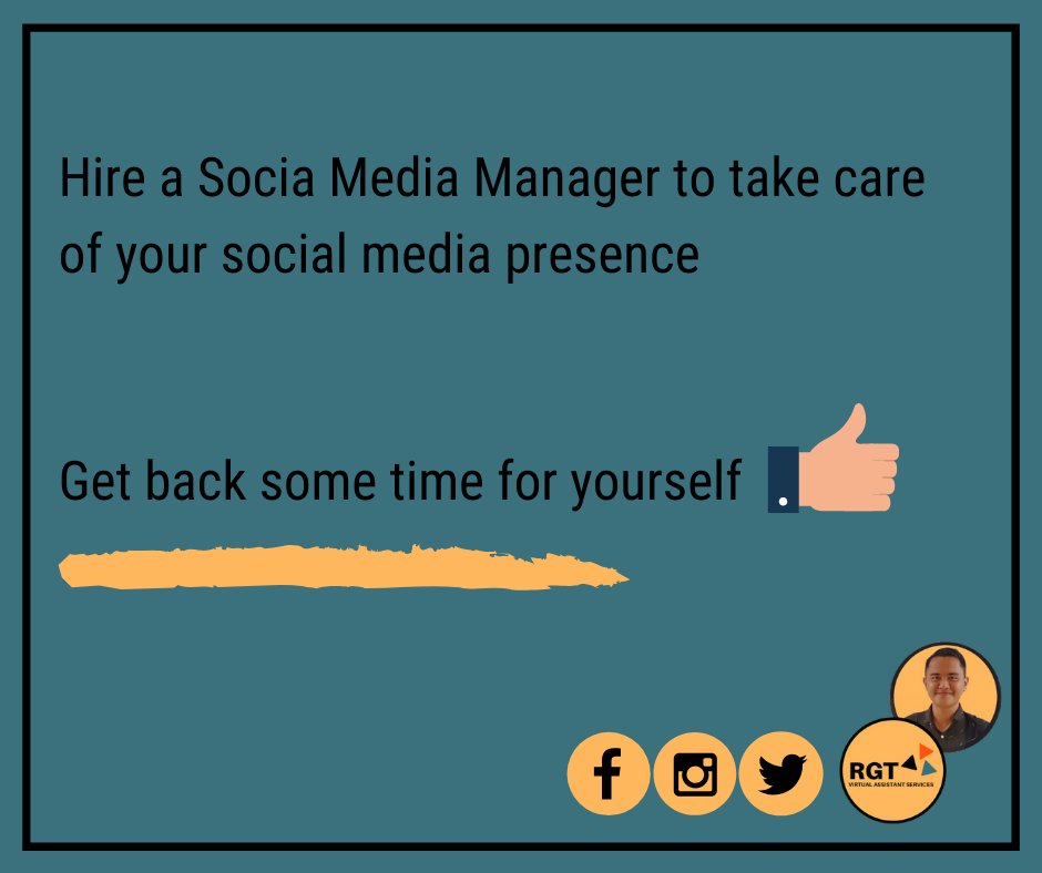 Posting random stuff on social media is easy, creating brand specifc content? not so much. Why not hire a social media manager to take care of it so that you could focus on the more important stuff.

#virtualassistant #virtualassistantforhire #business