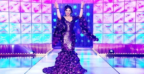 you know who would've killed this runway? miss shuga cain with that  exquisite purple flamenco dress #dragrace.