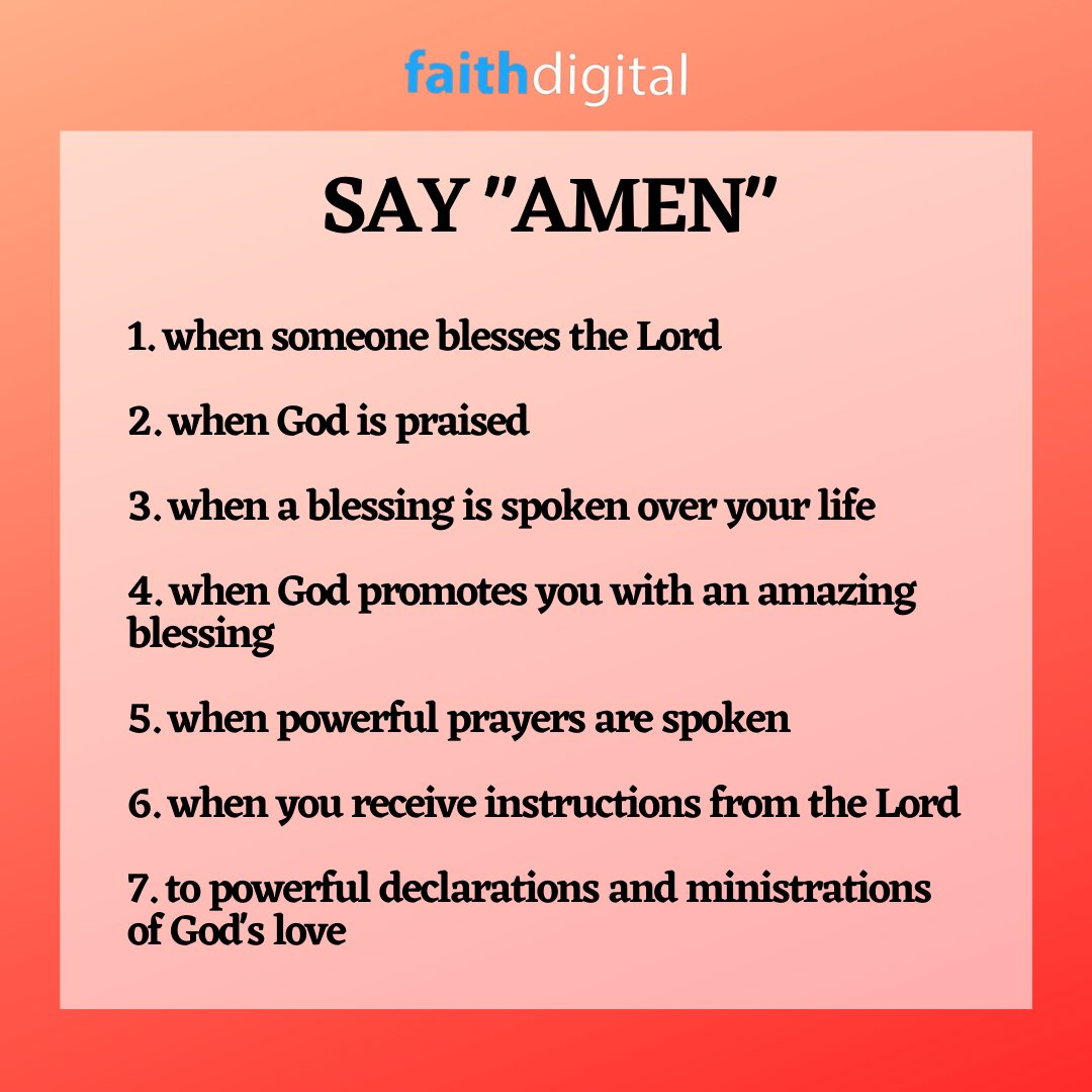 Saying “Amen” to blessings declared over your life neutralizes curses! Learn how to induce blessings by reading “How to Neutralize Curses@ by Dag Heward-Mills. Available at daghewardmillsbooks.org