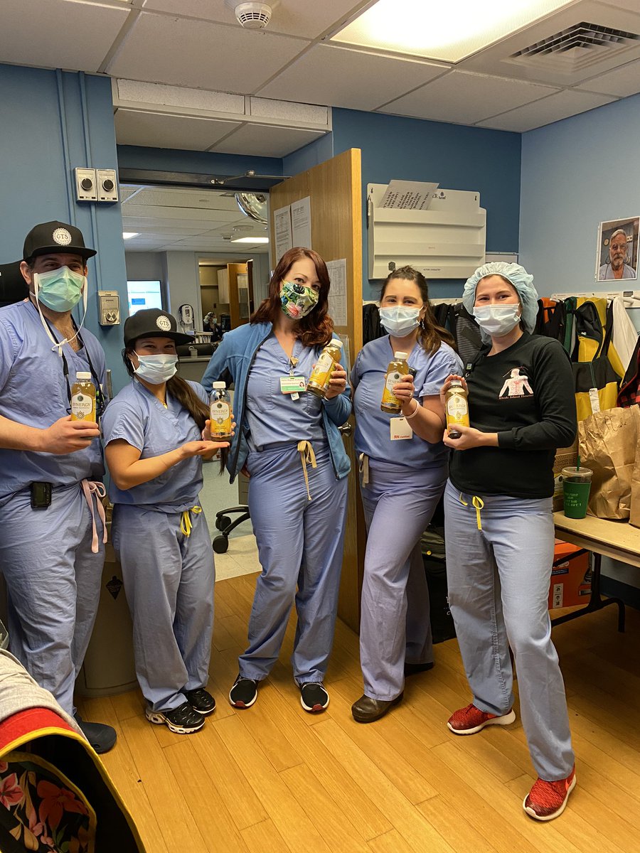 Thank you @GTsKombucha for the donation to <a href="/RIHospital/">Rhode Island Hospital</a> #interventionalradiology #COVID19 #frontlineworkers #NursesWeek2020 #appreciationpost