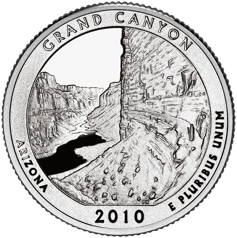 We already have a quarter with the Grand Canyon on it, but this one gets points for actually looking like the Grand Canyon5/10