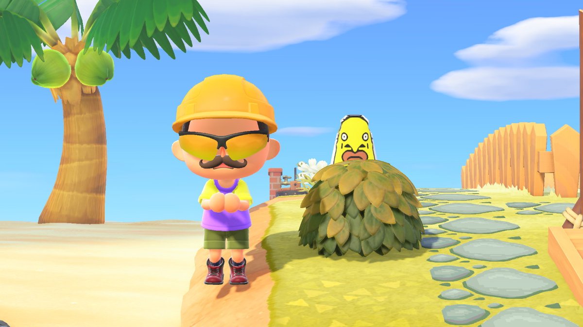 HarryRush's tweet photo. There's something weird happening on my island... #TheBigLezShow #ChoomahIsland #MikeNolan #AnimalCrossing #ACNH #NintendoSwitch https://t.co/4HJz6DZaWW