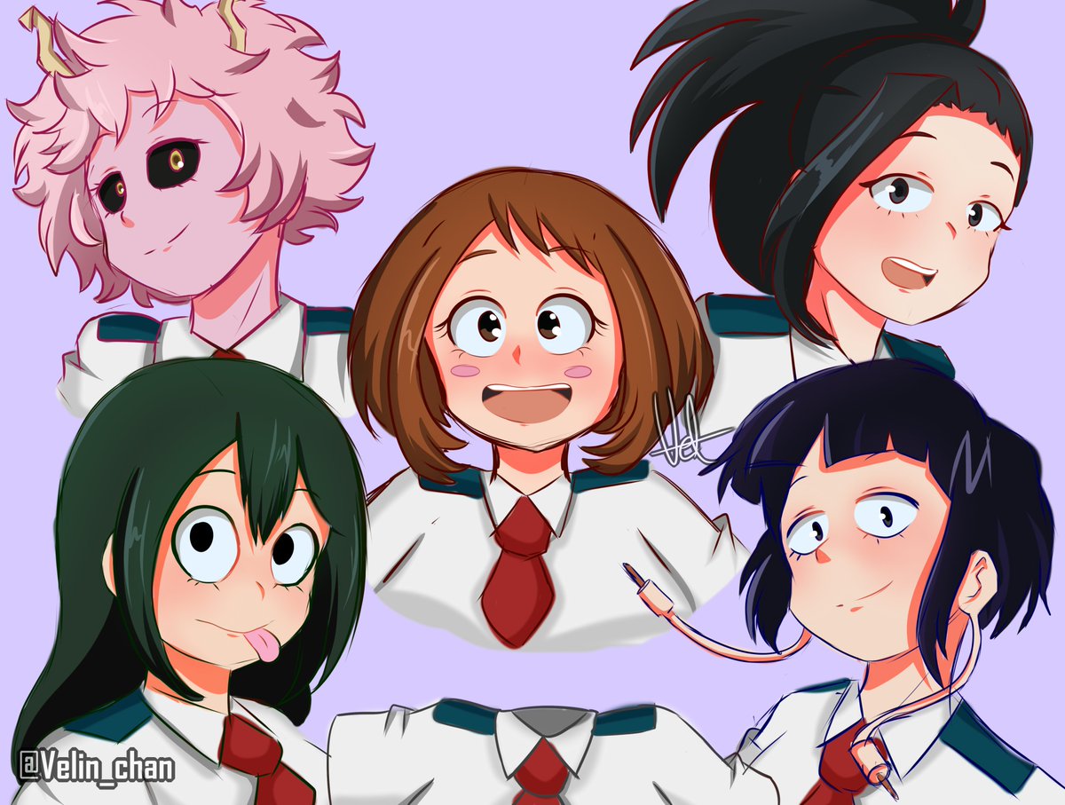 Velin_Igarashi's tweet photo. #BNHA 
Las waifus ozhy <3 https://t.co/nHk1vZJQQb
