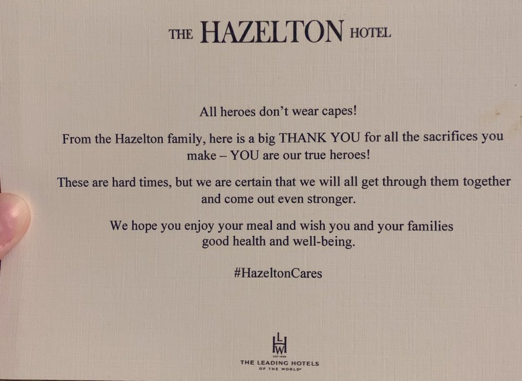 Big thanks to <a href="/HazeltonTO/">The Hazelton Hotel</a> for the delicious food today at Mt. Sinai #HazeltonCares