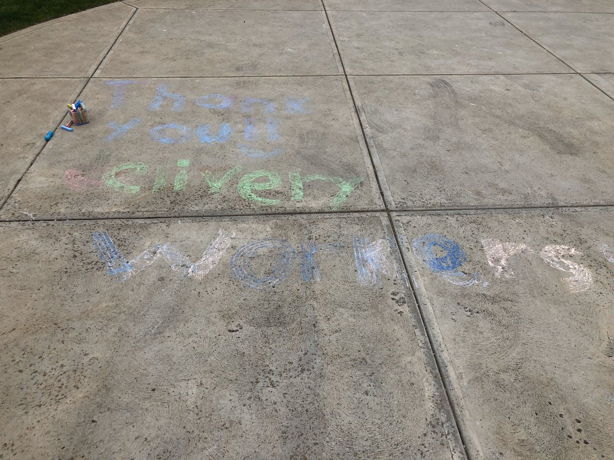 MrsMyser's tweet photo. Thanks to Brody and Kaitlyn! “Feel Good Friday” was a success at Millridge! 4th grade thanks all the delivery trucker drivers for everything they do!! #Millridge @mrpalma9 https://t.co/wsP21EUqWe