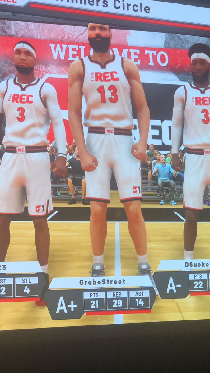 Anyone not bitchy and not a kid wanna play some fun rec or proam?  C that protects the paint, doesn’t post up or play 5 out.  I roam, pass, board and play D. Team of shooters are preferable #ps4 #2kfreeagent #2kCommunity @2KCrewFinder <a href="/2KFreeAgency/">🚨📊 FADEZ THE TRADER 💈🚨</a> @FindCompHere #2k20 <a href="/Pure2kTv/">Pure Kam</a>