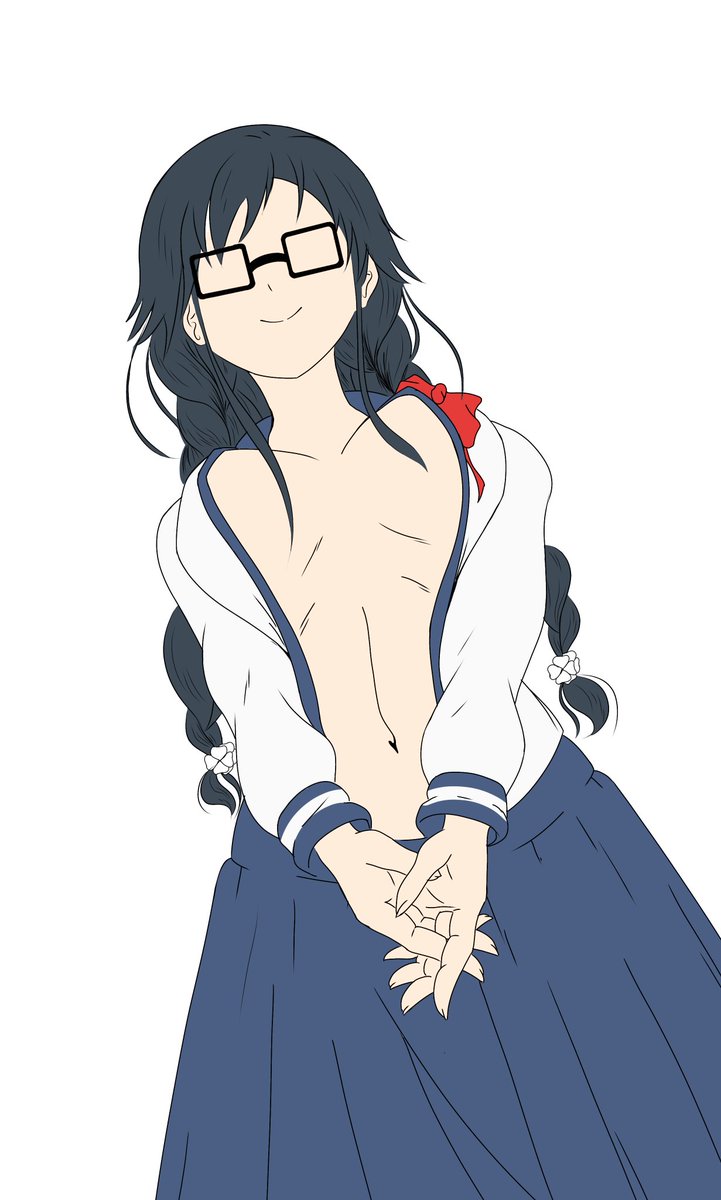 Saito_644's tweet photo. Hoy e traído un nuevo fanart , está ves de Sumireko/Pansy  del anime Oresuki un buen anime de comedia : ) https://t.co/fifOceNWy3