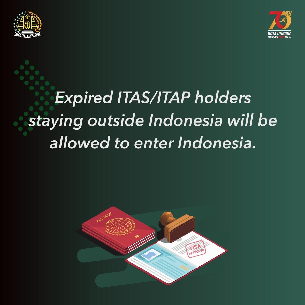 kbrisingapura's tweet photo. Holders of Temporary/Permanent Stay Permit (ITAS/ITAP) and Mutliple Re-entry Permits (MREP) traveling overseas, please read the following updates!
#ReEntryPermit
#IndonesiaImmigration #kbrisingapura #smartembassy #repost @ditjen_imigrasi https://t.co/CRiGZOMyf6