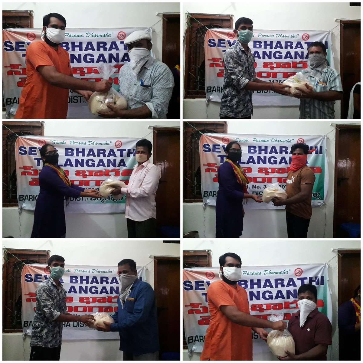 NethajiNareshK's tweet photo. Distributed grocery kits to Artists like Painters,makeup men at Madura Nagar, Seva Bharathi office ,#Ramanthapur.
#SevaBharathi
#FindTheNeedy
#FeedTheNeedy
#FoodToNeedy https://t.co/sFjNEYbVRN