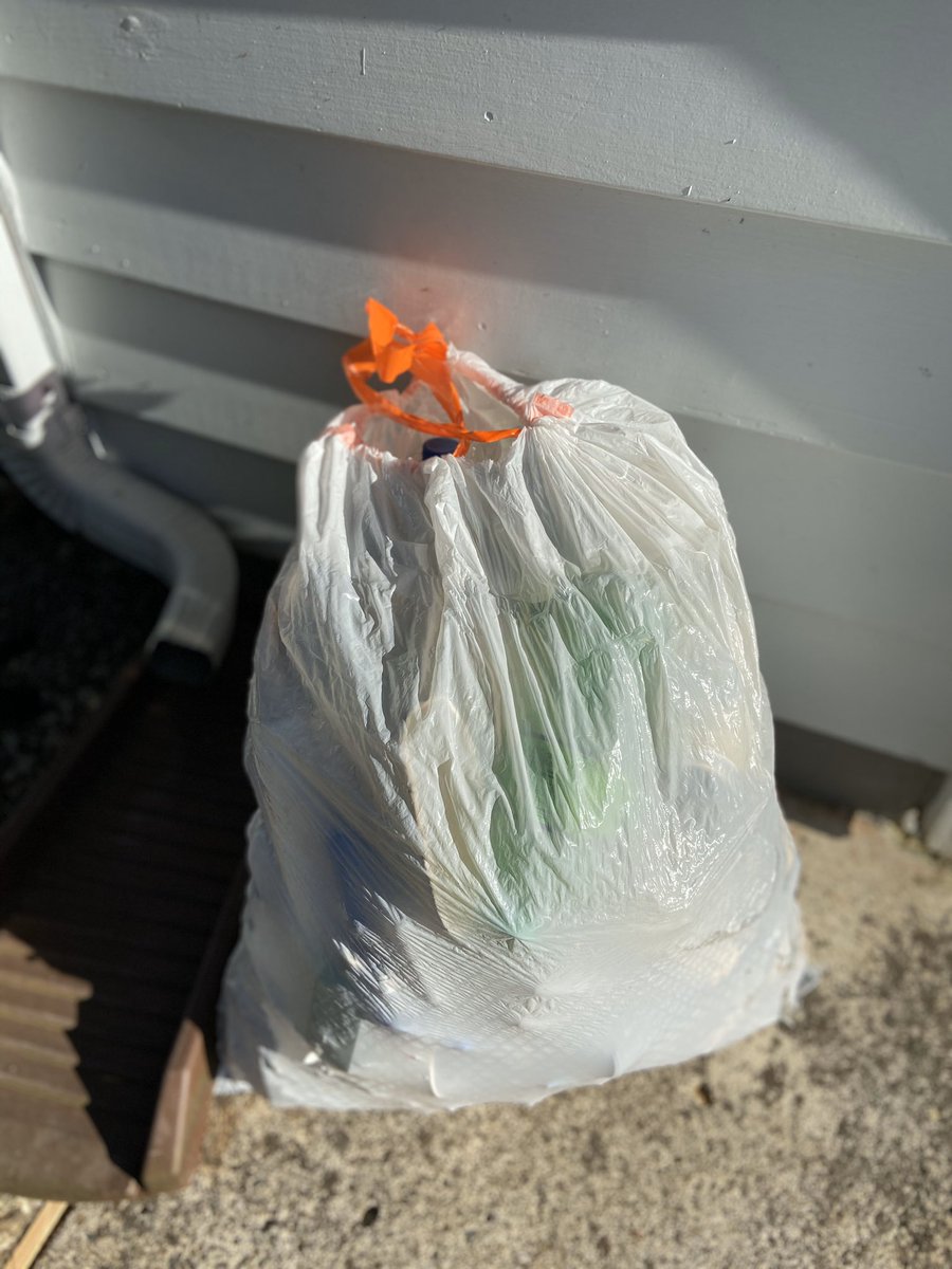 2 miles and a bag of garbage later made my walk great! #kindnessmatters #keepitclean