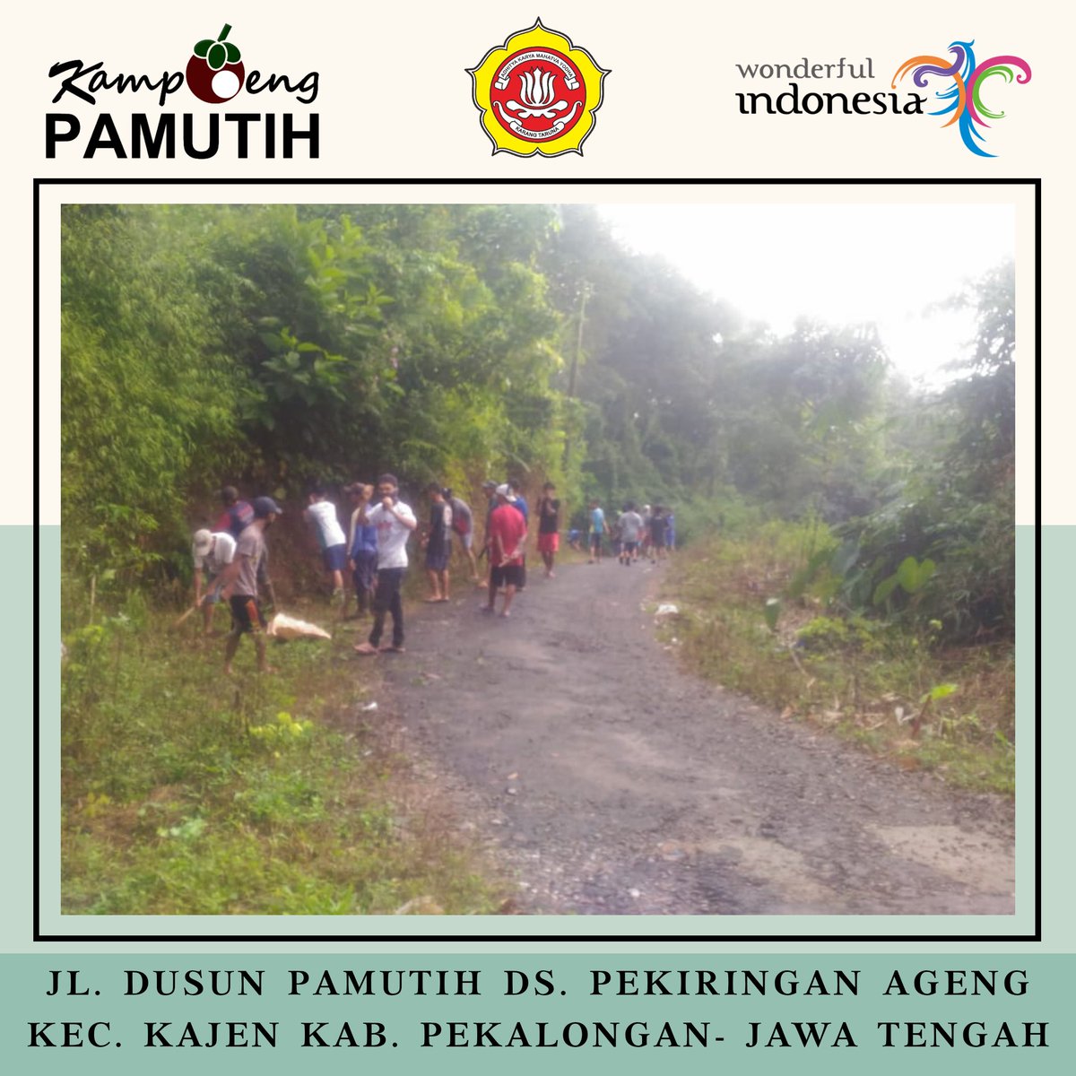 kampoengpamutih's tweet photo. Kerja Bakti Warga Dusun Pamutih Desa Pekiringan Ageng Kec. Kajen Kab. Pekalongan pada Sabtu, 09 Mei 2020
#pamutih #kampungpamutih #kampoengpamutih #pekiringanageng #kajen #kabupatenpekalongan #pekalonganinfo #explorepekalongan #kajeneksis #wonderfulindonesia #pesonaindonesia https://t.co/hyAXeydCcO