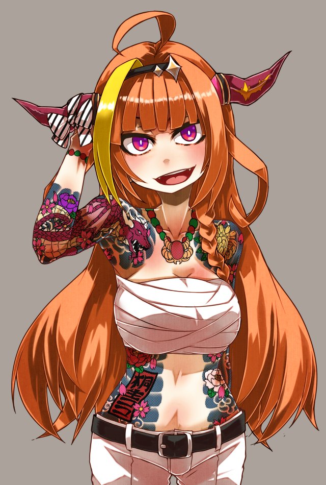 桐生ココ 「会長の紋々。
#みかじ絵 」|あやめのイラスト