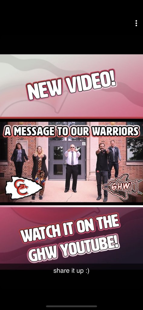 With everything going on let’s give a huge thanks to our GCHS staff for keeping up the positivity and keeping all of us in their thoughts! #WarriorPride youtu.be/TYNUIa_1Jys