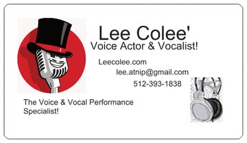 Proud to announce my new voice over commercial demo has been recorded and is now in post production.  Check out the vocal demo and narrator demo on my website: leecolee.com