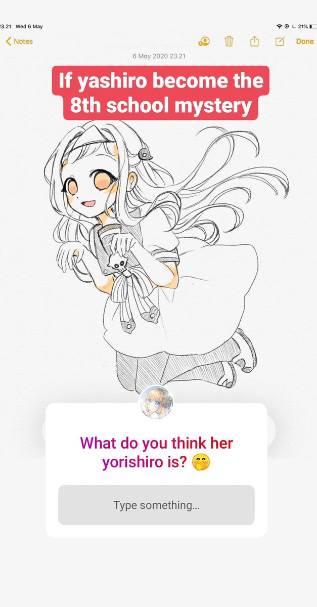 What do you think her yorishiro is? ?
Instagram responses ? 