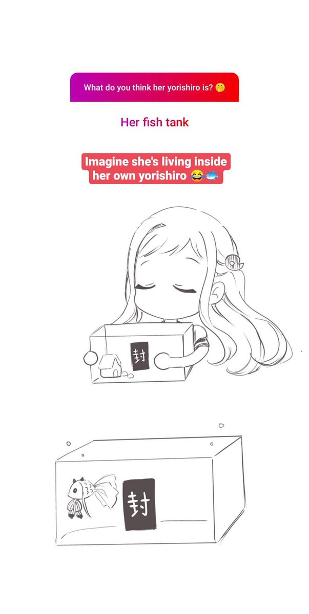 What do you think her yorishiro is? ?
Instagram responses ? 