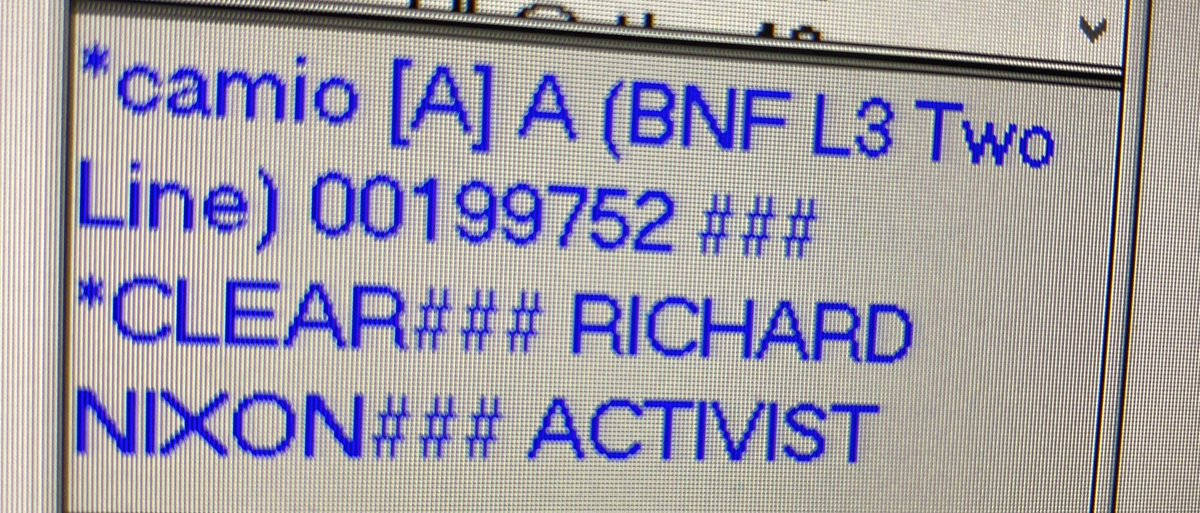 DirectorChick's tweet photo. Every so often you get a name super gem. This is one of those times. #tvdirectors #directors #production #tvnews #lowerthirds #funname @TVDirectors https://t.co/DiPPke811c