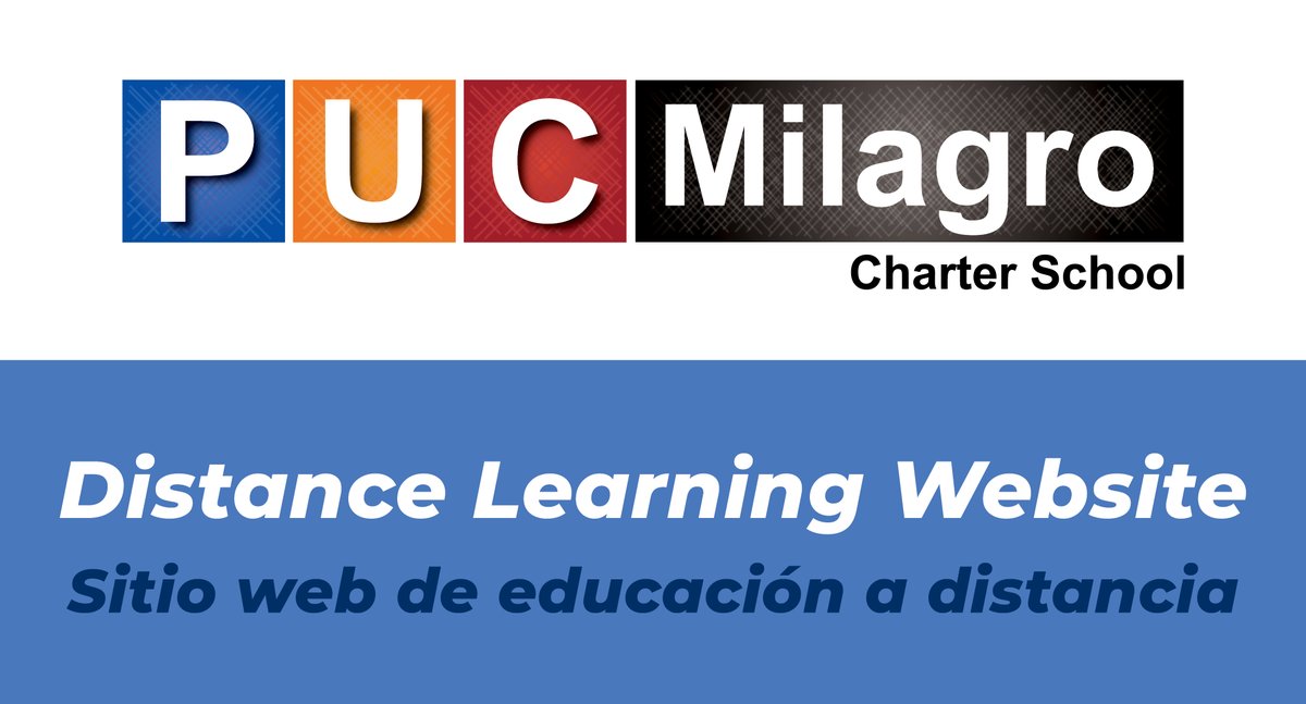 pucmilagrocs's tweet photo. Visit PUC Milagro's distance learning website today! ¡Visite nuestro sitio web de educación a distancia hoy! https://t.co/0BhmN8o3Lo #distancelearning #pucathome https://t.co/EGB9Eemt3d