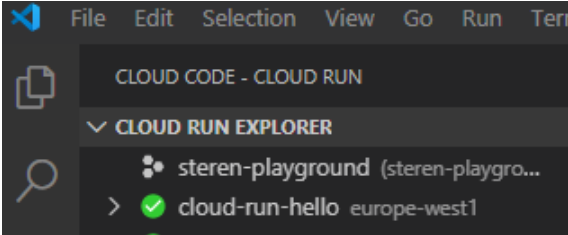 Cloud Run is now supported in Cloud Code for both  @code and  @intellijidea.1 Bootstrap with samples2 Explore your services3 Deploy- VSCode:  https://marketplace.visualstudio.com/items?itemName=GoogleCloudTools.cloudcode- IntelliJ:  https://plugins.jetbrains.com/plugin/8079-cloud-code