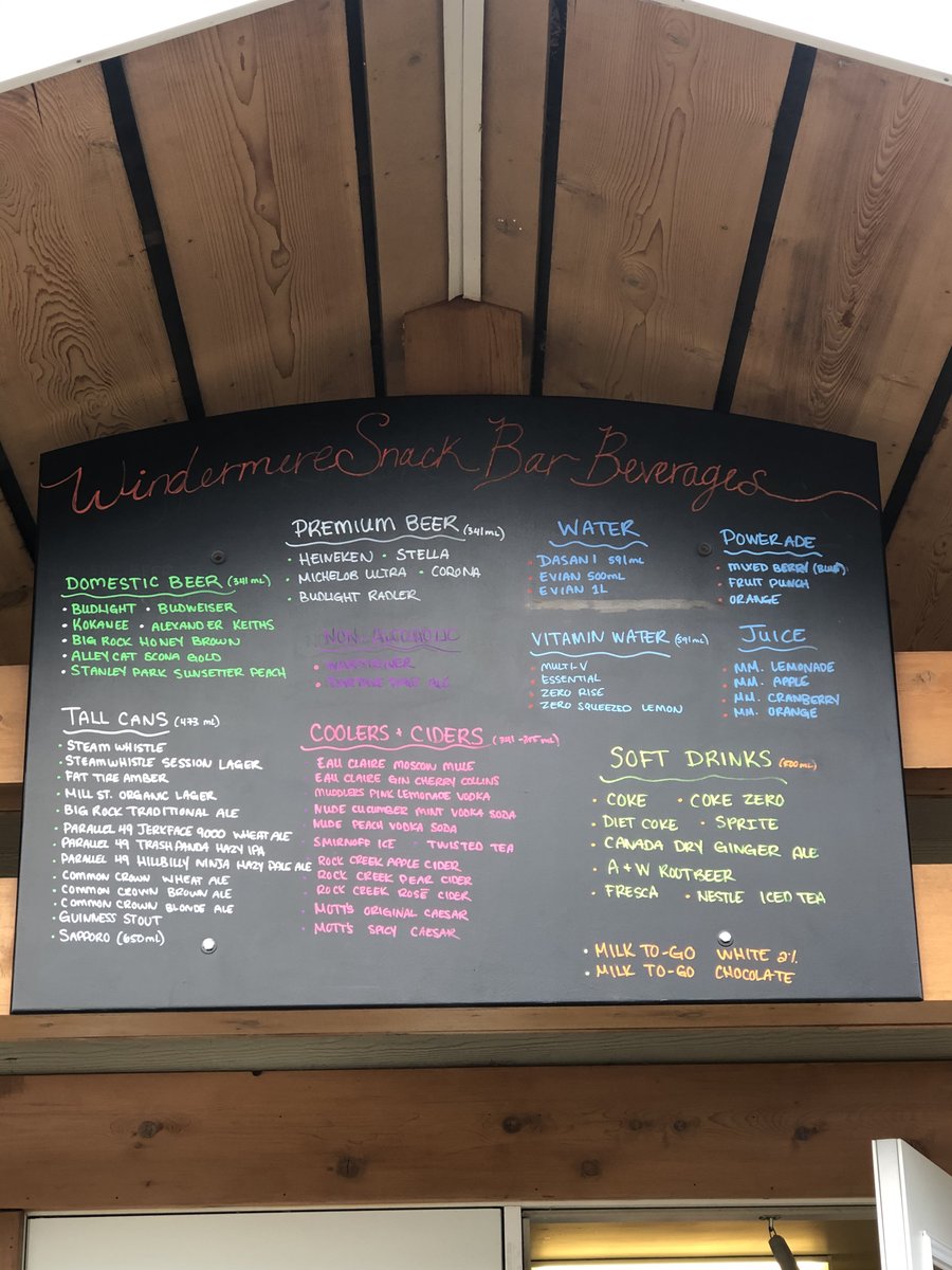 WindyGCC's tweet photo. The Snack Shack is all set up and ready to go for our members at 9 am tomorrow! Looking forward to opening day! #snackshack #windermeregcc #golfcourse #privateclub #privatecourse #yeggolf #golflife #foodie https://t.co/vYc4cUOmRk