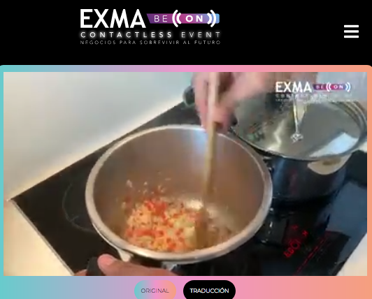 C0BARREC's tweet photo. Ya se acerca el cierre del #EXMABEON, la ponencia final la esta realizando Guillermo Vives hablando de su experiencia mediante la cocina y nada mejor que mediente la preparacion de un plato.
#EXMA2020 #EXMAColombia https://t.co/MZSGTi0aT3
