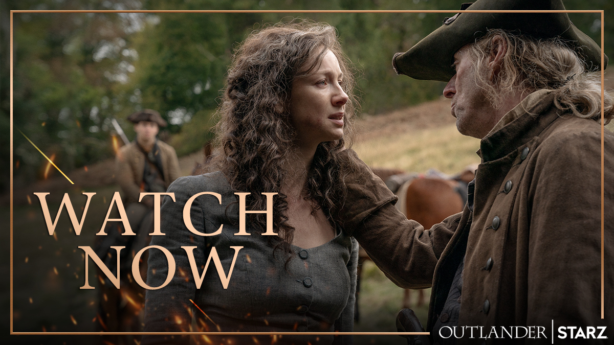 Outlander_STARZ's tweet photo. Prepare to be blown away by @caitrionambalfe. Watch the season finale of #Outlander now on the @STARZ App. https://t.co/YJmLp3YlLS https://t.co/6lHmqcZql8