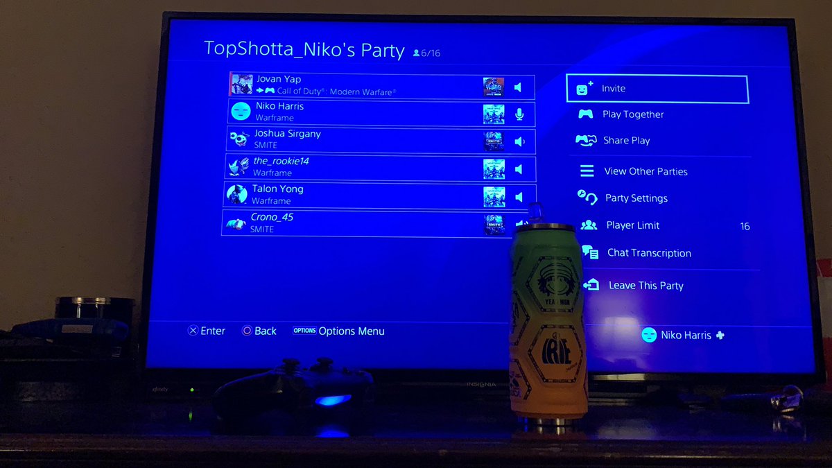 Niko_Harris17's tweet photo. So the guys and I decide that every Friday we’re gonna drink while we play games. So cheers to #FrasFriday https://t.co/TIU4hY6NfA
