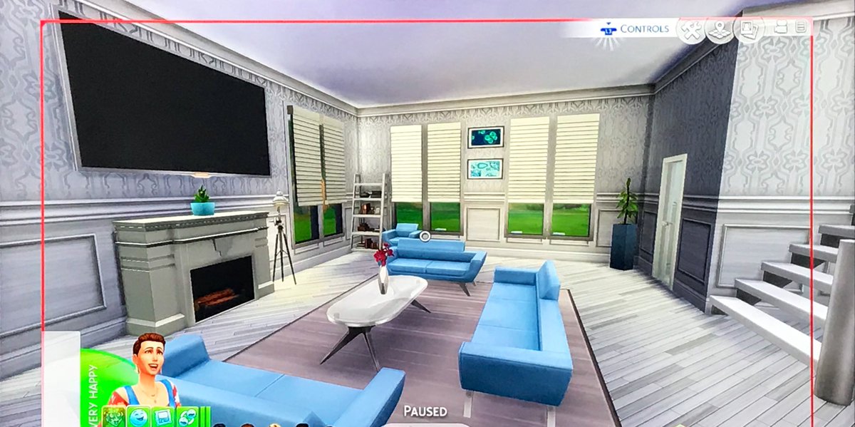 RenDeVoid's tweet photo. I have been playing the sims constantly because it’s the only source of entertainment i have nowadays but I’m sad I don’t have a lot of packs especially when I’m renovating a big house like Oakenstead but I’m proud of it https://t.co/zMptoKJyRO
