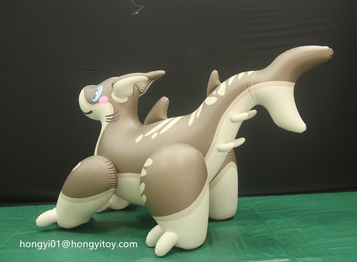 _Charlie_Cho's tweet photo. #dragon #cuteinflatable #inflatable #sharktail #brown
New Design Inflatable Shark Tail Dragon With Fat Body, very suitable for riding on her!
Any interested, pls email Lisa, hongyi01@hongyitoy.com https://t.co/c5YpIGR4v2