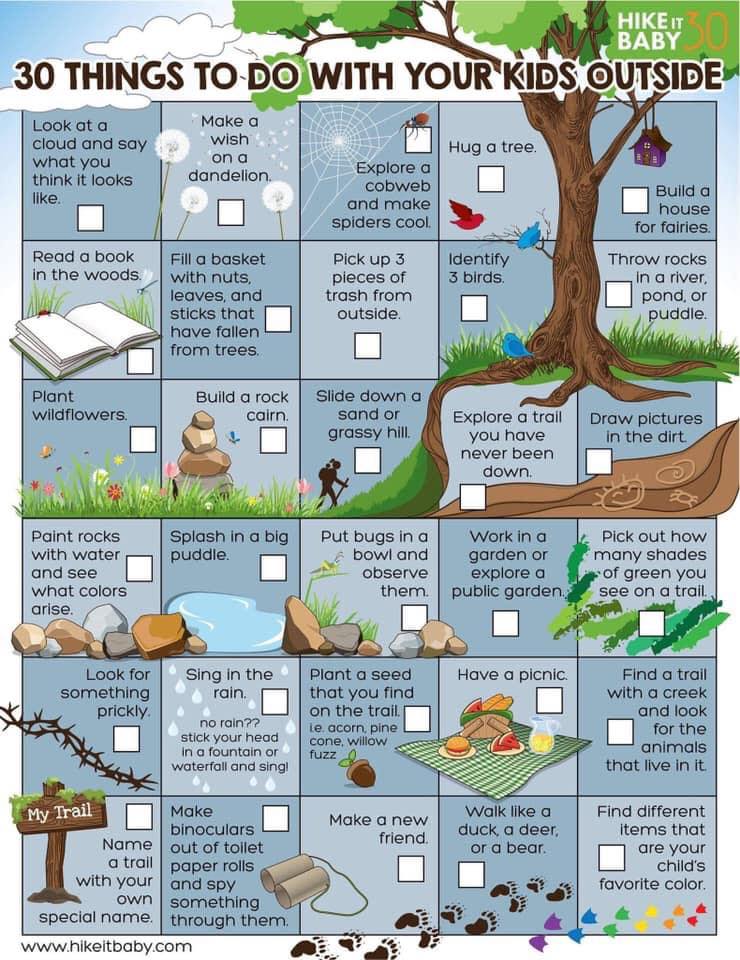 ThriveApproach's tweet image. Spending time in nature can really help our emotional wellbeing, whatever our age. Here are a few creative ideas you could try with children, either in your garden or out on your daily walk 🌳🍂🌻

Credit: @hikeitbaby