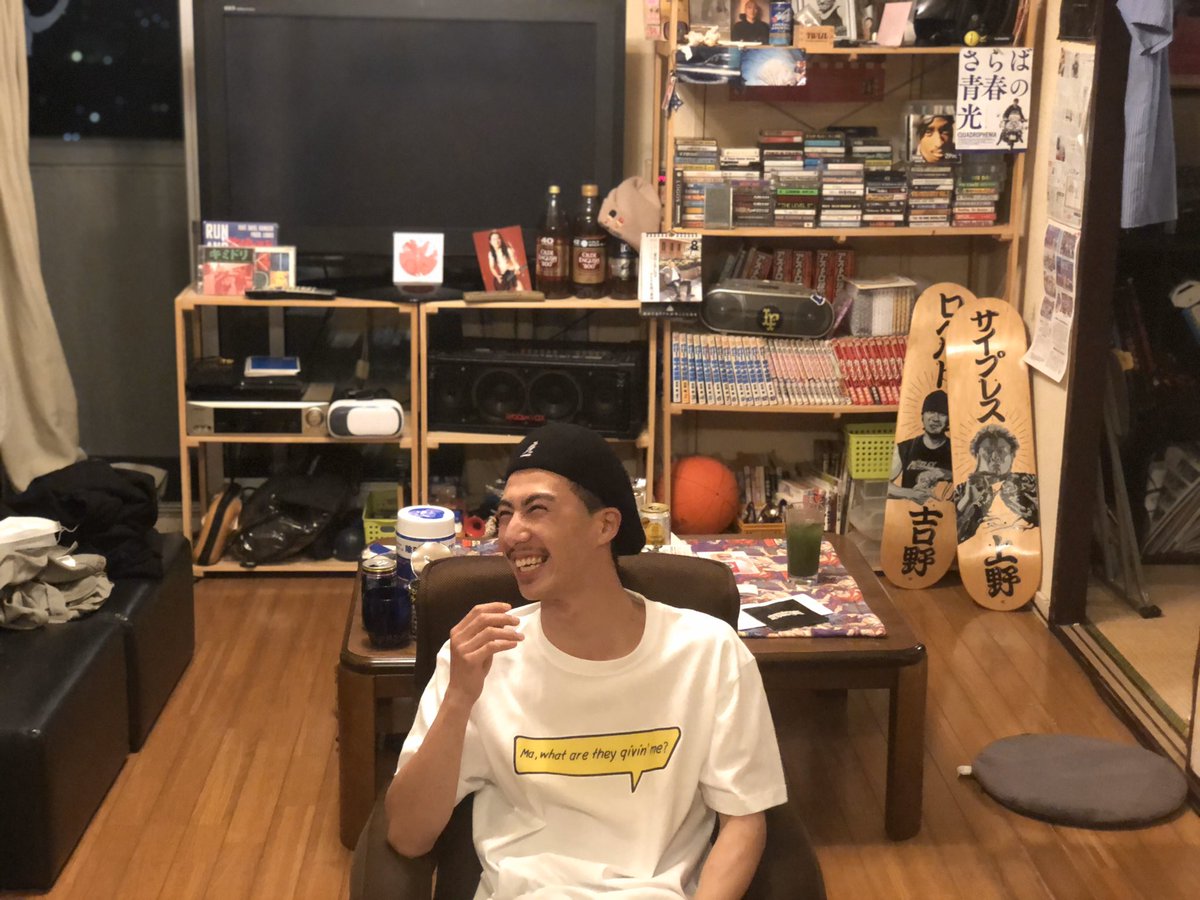 resort_lover's tweet photo. 【BOYEE】

“SURE SHOT” T-shirt（¥4400）→ https://t.co/JHVG9GfnA5よりよっしゃっしゃっす🙏

MODEL:1PAC（165cm/M着用）

※GW進行&amp;郵便局15時閉店を知らず若干発送遅れてしまい申し訳ありません💦3蜜を避けた完全オレ一人オペレーションで梱包から発送までぶっかまし〼。#サ上 #drmcrew #boyee https://t.co/ethi7UFomK