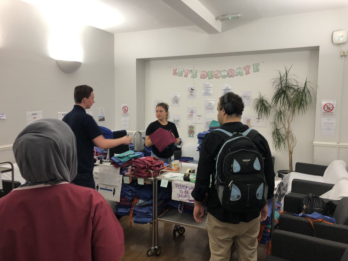 The official unsung heroes of <a href="/RBandH/">Royal Brompton and Harefield</a>! Special thanks to those working on the scrubs station this BH weekend, especially as they have made the effort to have mine match! #fashionfirst #COVID19 <a href="/AICU_RBH/">Royal Brompton Critical Care</a> <a href="/RBHCharity/">Royal Brompton & Harefield Hospitals Charity</a>