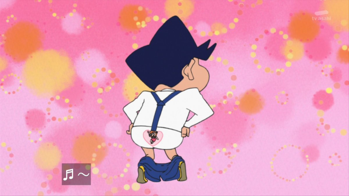 危うく風間くんのもえPパンツが晒されるところだった… #クレヨン