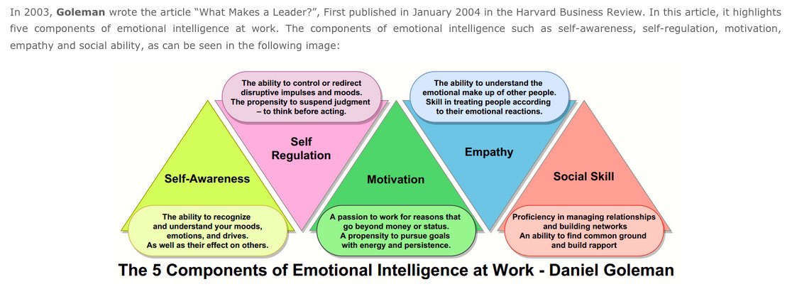 japsousa's tweet photo. In these challenging times organizational leaders, CEO’s, board members, directors, managers and team leaders, and all collaborators benefit from learning and applying #emotionalintelligenceatwork Thank you @DanielGolemanEI for sharing this important knowledge. https://t.co/BjWA8AKfU6