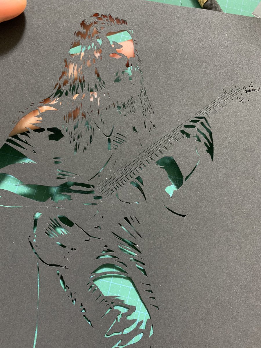 jmyukari's tweet photo. 神様が降臨しました

John Petrucci
ジョン ペトルーシ

#切り絵 
#dreamtheater
#johnpetrucci
#ドリームシアター

ずっと作りたかったんだ、これ🥰 https://t.co/V7axvDHfmx