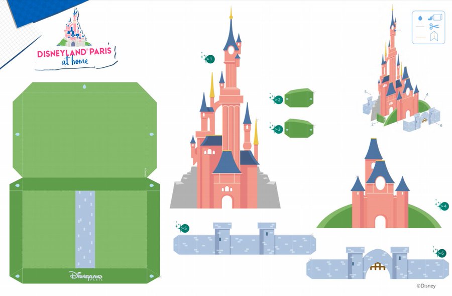 うれしい Disney Land Paris公式がディズニーのペーパークラフトを無料公開中 Marry マリー