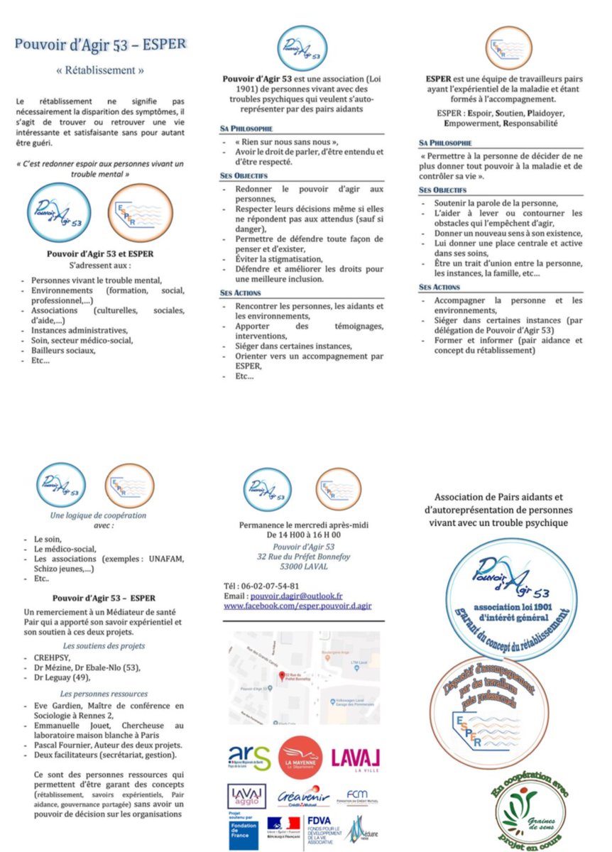 Durant la  période  de #confinement,  poursuite de nos actions auprès de nos pairs et #Adaptation comme toute entreprise ou autre association qui réalise  #actions  et des services d’aide &amp; d'accompagnement aux personnes vulnérables! 🙂
#DeconfinementProgressif 
#Covid_19
