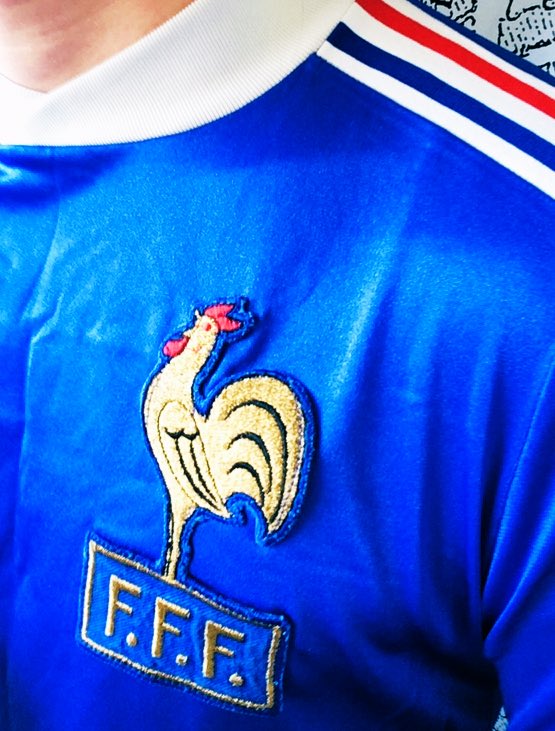  #LockdownKits Day 47: France 1978. Hottest day of the year, so something skintight and non-breathable seems sensible. 2 year old is delighted that it has “a chicken” on it  