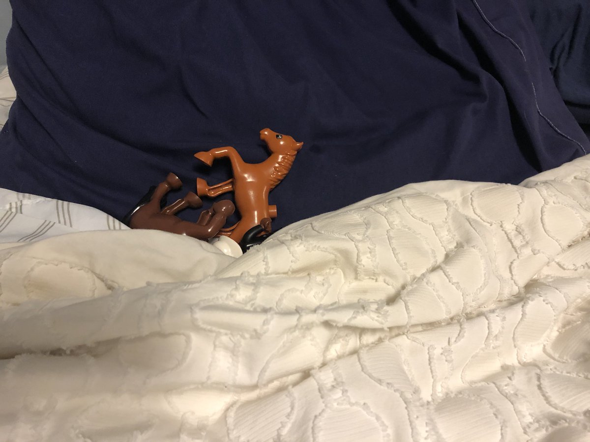 Jarsenault's tweet image. Somebody’s sending us a message, Corleone-style. #QuarantineParenting @StrangeloveMama