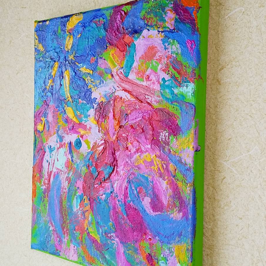 rinran7's tweet photo. 初めてメロンソーダを飲んだ花(F3 油彩画)
#アートで世界を元気に
#quarantineartclub
#アートのある暮らし
#おうち時間
#おうちでアート鑑賞
#stayhome
#artforhome
#アート #アート好き #カラフル #お絵描き #colorispower
#絵 #art #artmeter #抽象画 #artwork
https://t.co/efkTH4zOZn https://t.co/Yb4FVNy7ZN