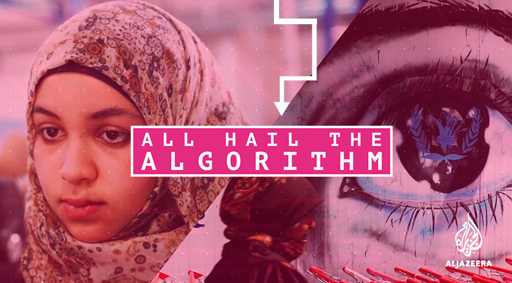 AJEnglish's tweet photo. In Jordanโs Zaatari refugee camp, the UN's World Food Programme is using iris scans to provide aid - literally with the blink of an eye.
Join @hey_alirae for #AllHailTheAlgorithm ๐ https://t.co/SbT77O9iv6 https://t.co/Zi8mR5VIGT
