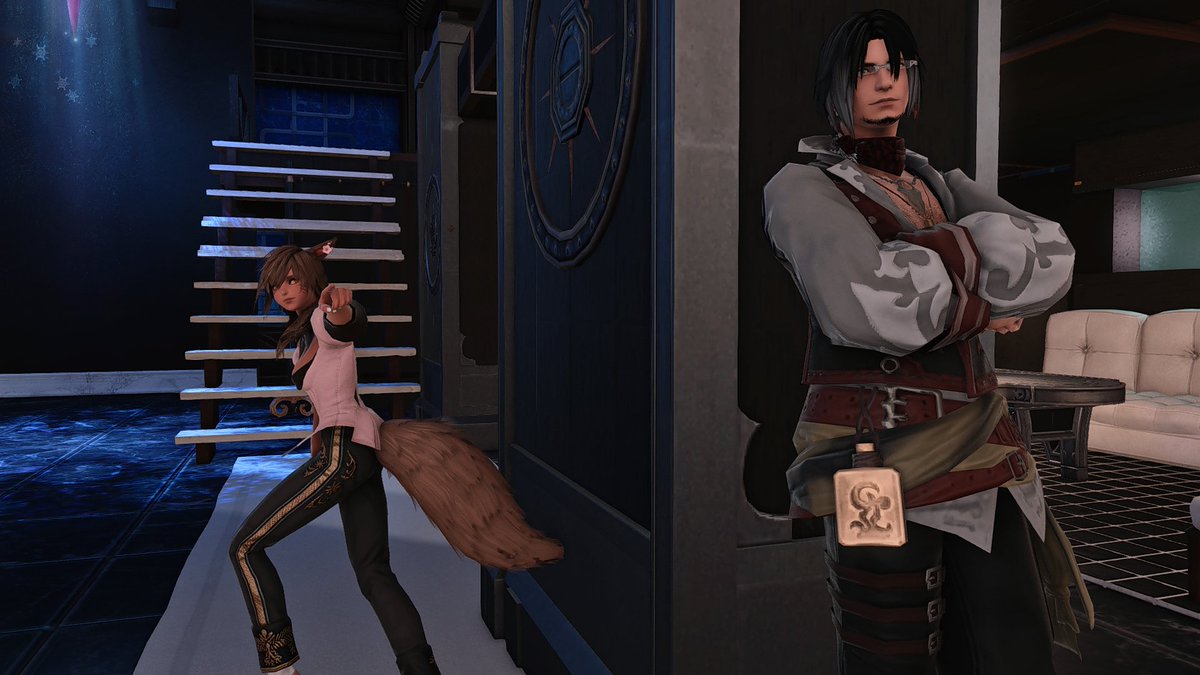 SwordFlare's tweet photo. Screenshots from @allureloungexiv tonight! Spent some time with a few friends, so I thought I'd share these. nPlace was as crowded as usual, but everyone seemed to be having fun.

#FFXIV #GPOSERS #hyur #ffxivsnaps #NenekoColors #FFXIVScreenshots #AllureLounge #miqote #viera https://t.co/pg0ZglZGor