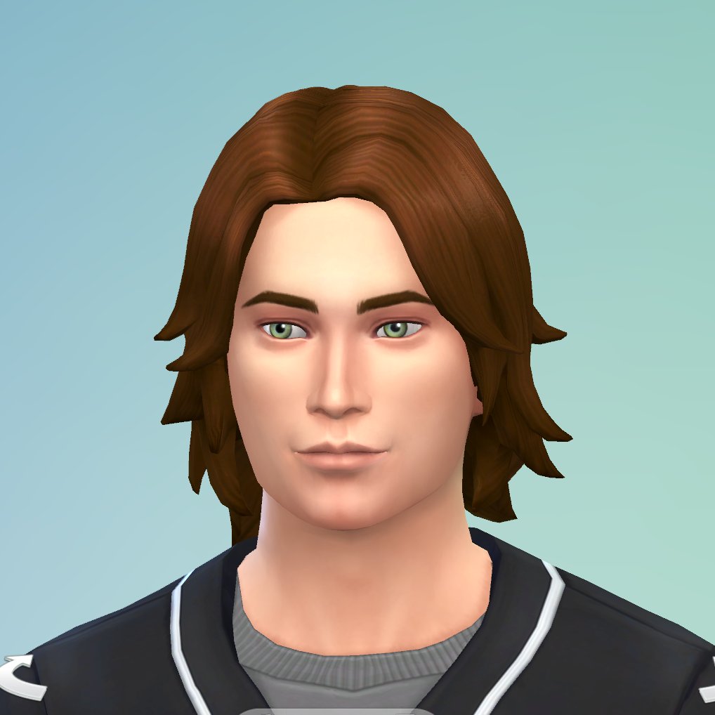 Finally is time to bring Jared into my story  He is just out of his teens, probably 19 or 20, with a long hair