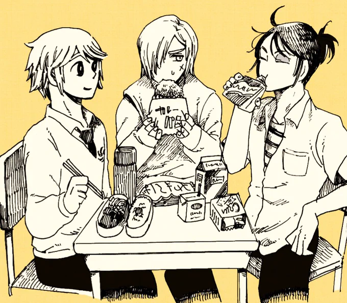 VAL組で学パロしてるの見かけてめっちゃ良いやん…と思わず自分も描いちゃった? 
