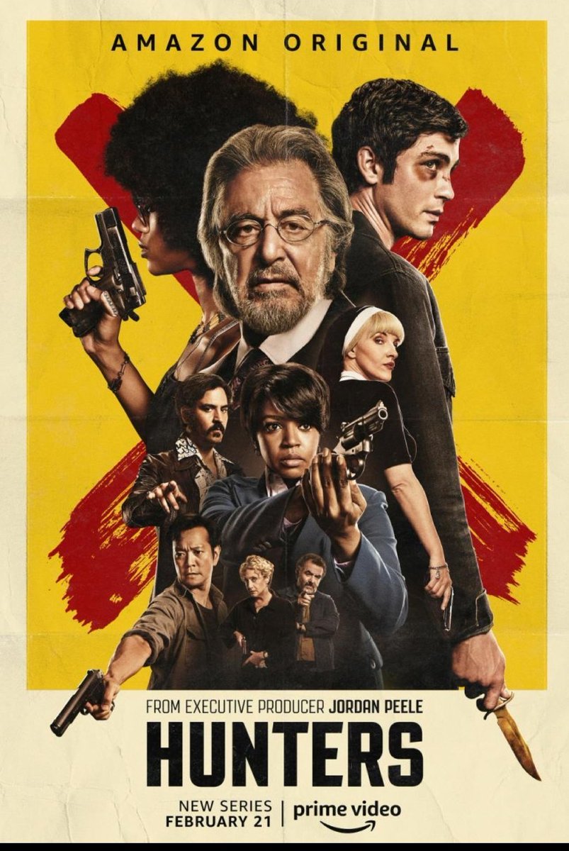 Maryhernandez_6's tweet photo. RECOMENDADA! Una serie original de Amazon prime video #HuntersAmazon
¡No se arrepentirán!
Se trata de un grupo de judíos que se unen para cazar a los Nazis que huyeron a USA después de la guerra. https://t.co/v0sxgsRGS8