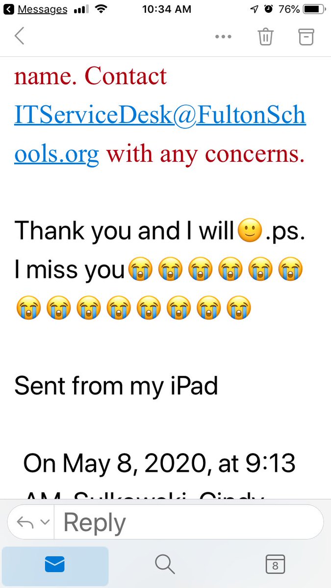 MsSulkowski's tweet image. After receiving work from a kiddo and giving him some feedback, I receive this back from him. This truly makes my heart smile and is the true essence of “teacher appreciation.” The sweet kiddos lighting my 💜 with their sweet words makes me over the 🌙! @SweetAppleES