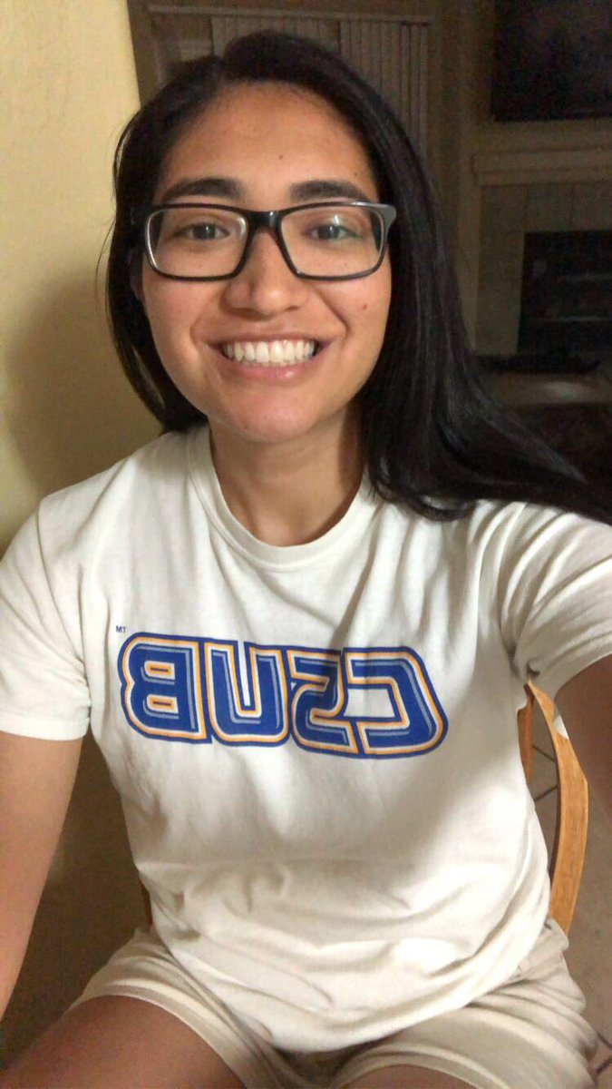 Vargas34V's tweet photo. Sporting my CSUB shirt during quarantine! @CSUBspirit #selfie #CSUB @teachsci8 https://t.co/VBT68bAWtI