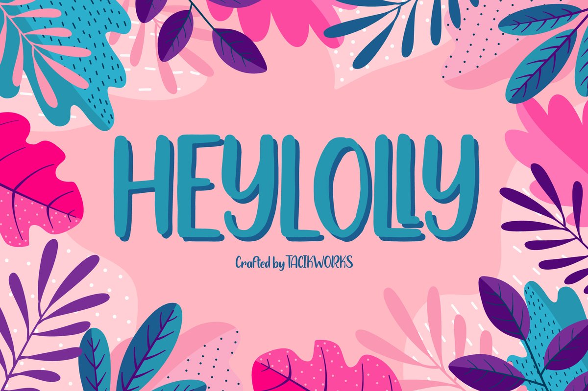tacikworks's tweet photo. Introducing a new font called Heylolly Crafty Font.
https://t.co/pQnGb4Huqf
#font #crafterfont #handwritingfont #handwriting #monolinefont #monoline #logo #displayfont #vintagefont #cutefont #cutelogo #typography #handlettering #handletteringfont #fonts #fontfamily #weddingfont https://t.co/Obe1agy9Cw