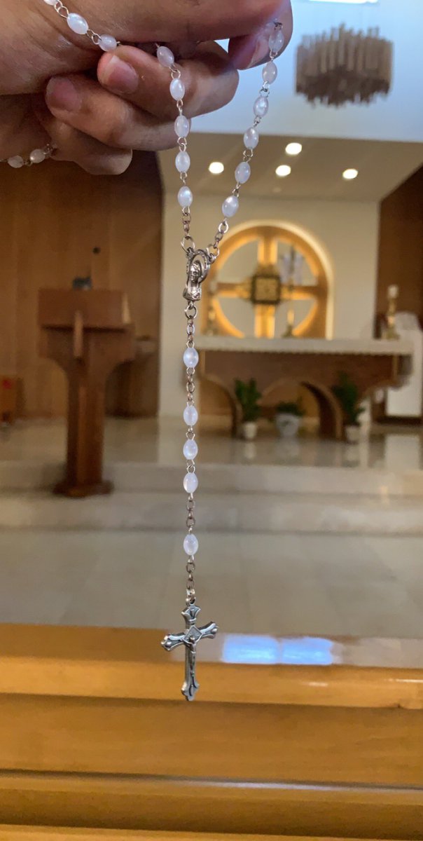 yousif_ghali's tweet photo. "تجدون يدي حين تمسكون بالمسبحة الوردية"
#Rosary
#MaryMonth
#CatholicTwitter https://t.co/3zaclbzKY1
