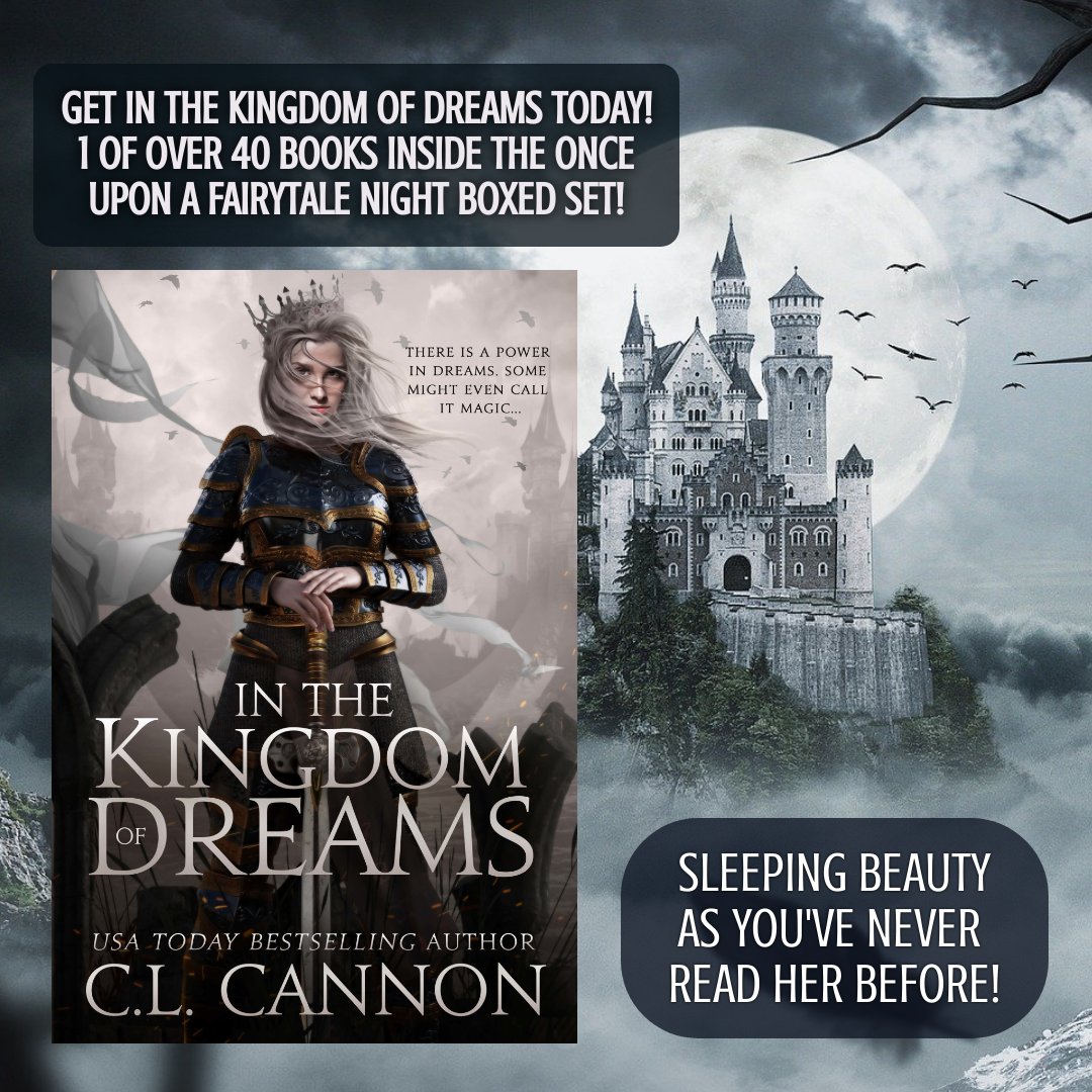 CLCannonAuthor's tweet photo. 🏰There is a power in dreams. Some might even call it magic... ⚔️
Get In The Kingdom Of Dreams, as a part of the Once Upon A Fairytale Night boxset, for just #99cents Buy here: https://t.co/Hrm70I6PoU 

#fairytales #fairytaleretelling #strongwomen #SleepingBeauty https://t.co/ZB7m6ge5VD